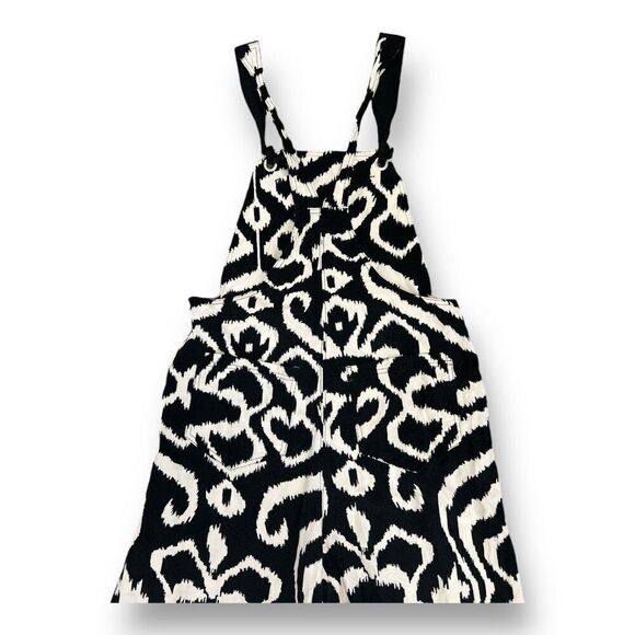 Anthropologie Constance Wide Leg Cropped Overalls Size Medium - Picture 2 of 10